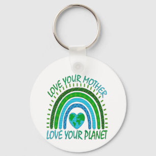 💚 Love Your Mother, Love Your Planet 🌍 Key Ring