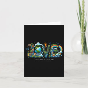 Love Your Mother Teacher Nature Save Every Day Ear Card