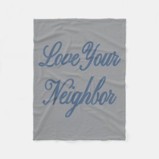 Love Your Neigr Fleece Blanket