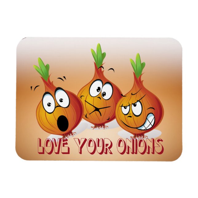 Love your onions Premium Magnet (Horizontal)