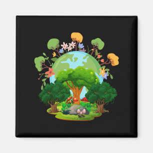 Love Your Planet Mother Earth T Shirt Magnet