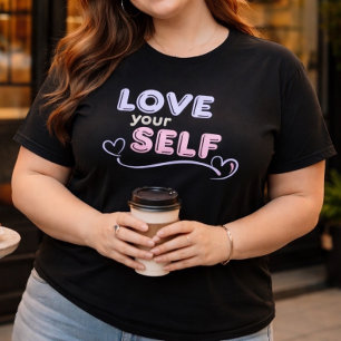 Love Your Self Heart Line Tee