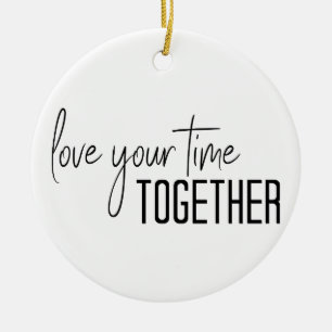 Love Your Time Together Ceramic Tree Decoration