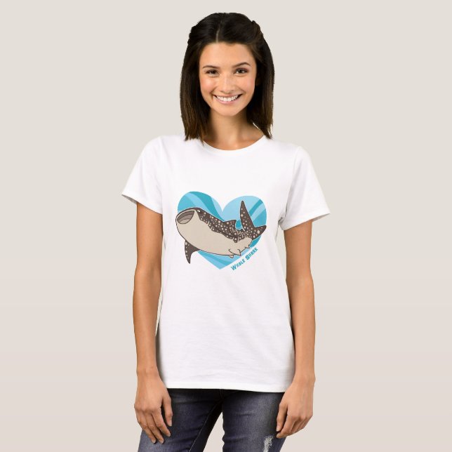 Love your Whale sharks T-Shirt (Front Full)