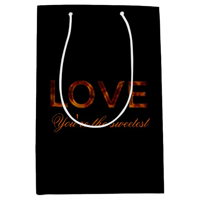 'Love, You're the Sweetest' Gift Bag (Front)
