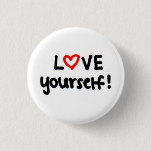 LOVE yourself! 3 Cm Round Badge