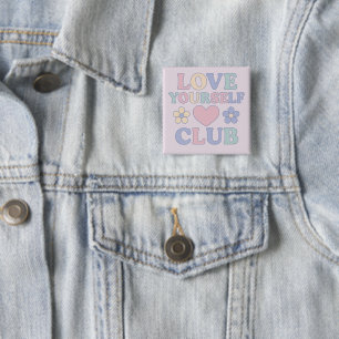 Love Yourself Club Buttons - Clothing Accessories