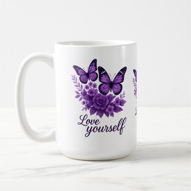 Love Yourself Coffee Mug (Left)