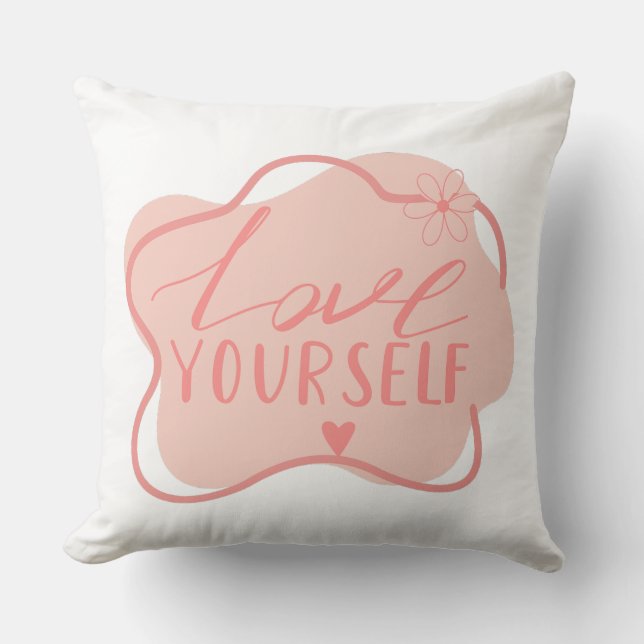 Love yourself  cushion (Front)