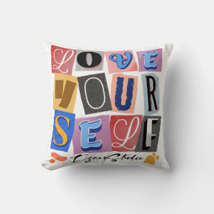 Love Yourself - Empowering Modern Design Cushion