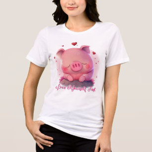 Love Yourself First  Tri-Blend Shirt