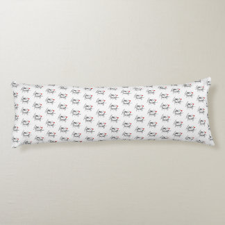 Love Yourself Handwritten Script Pattern Body Cushion
