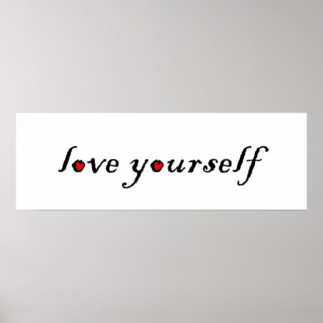 Love yourself poster (Front)