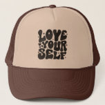 Love Yourself Trucker Hat<br><div class="desc">Trucker Hat with "Love Your Self" Graphic.</div>