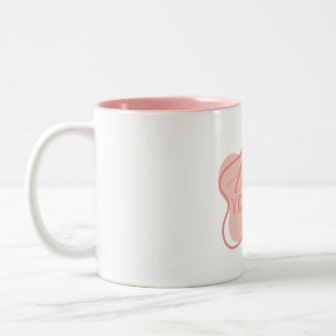 Love yourself Two-Tone coffee mug