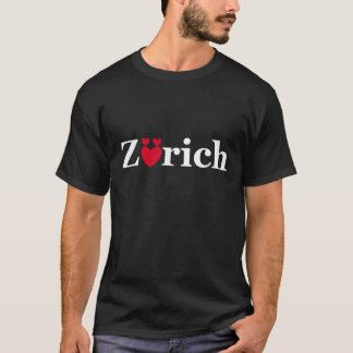 Love Zurich On Dark T Shirt