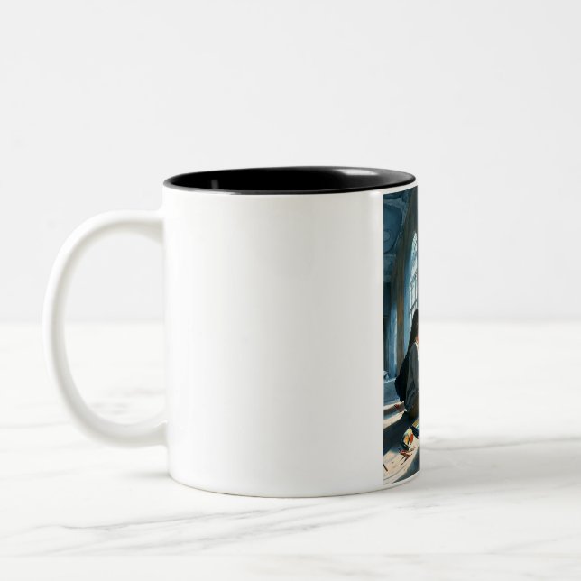 loveable coffee muks Two-Tone coffee mug (Left)