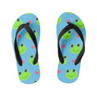 Loveable Frog Kid’s Flip Flops