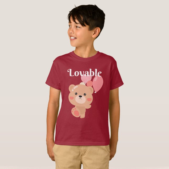 Loveable Kids' Basic T-Shirt (Front Full)