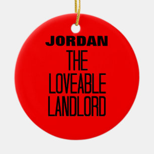 Loveable Landlord Ceramic Tree Decoration