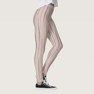 Loveable Light Salmon Organic Unique Flames Leggings