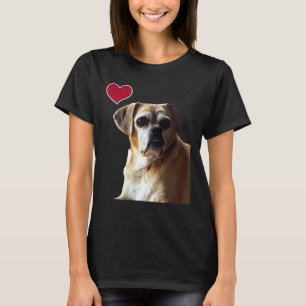 Loveable Old Puggle With Heart T-Shirt