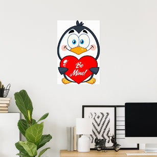 Loveable Penguin Poster