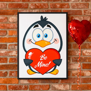 Loveable Penguin Poster