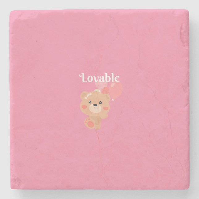 Loveable Stone Coaster (Front)
