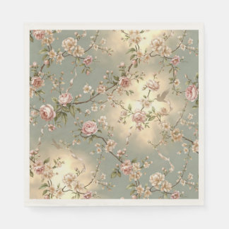 LoveBird Floral Luncheon Napkin