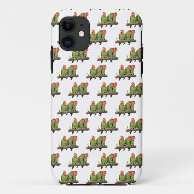 Lovebird Frenzy iPhone 5 Case (Choose Colour) (Back)