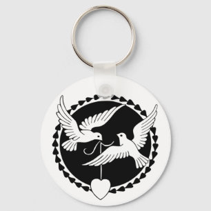 Lovebird Keychain