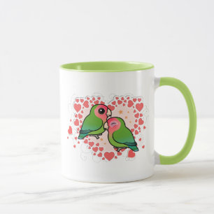 Lovebird Love Heart Mug