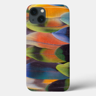 Lovebird Tail Feathers Abstract Case-Mate iPhone Case