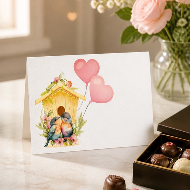 Lovebird Valentine's Day Card (Creator Uploaded)
