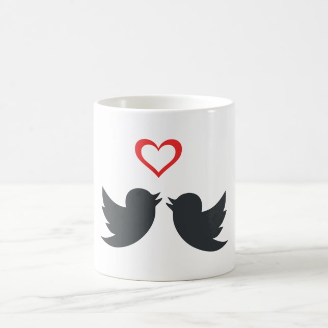 LOVEBIRDS COFFEE MUG (Center)