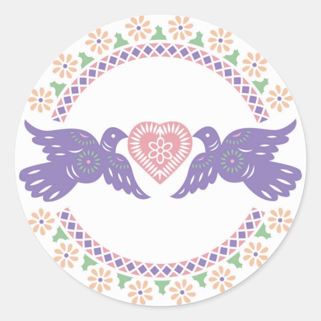 Lovebirds Envelope Seal (Front)