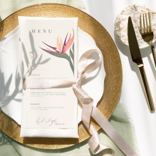 Lovebirds in Paradise Flat Menu