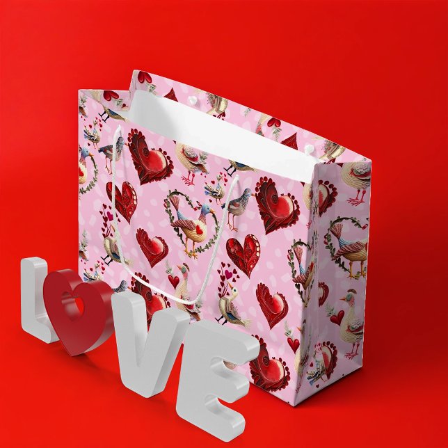 LoveBirds Large Gift Bag (Creator Uploaded)