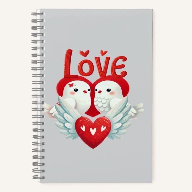 "Lovebirds" Notebook (Front)
