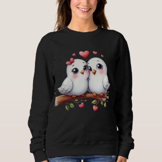 "Lovebirds on a Branch". Sweatshirt