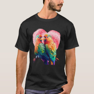 Lovebirds Parrot  Lovebird Exotic Birds Bird T-Shirt