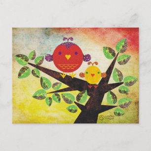 Lovebirds Postcard