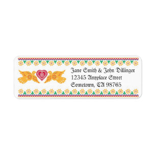Lovebirds Return Address Label