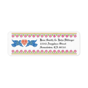 Lovebirds Return Address Label