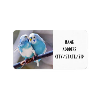 "LOVEBIRDS" RETURN ADDRESS LABLES LABEL
