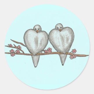Lovebirds Sticker