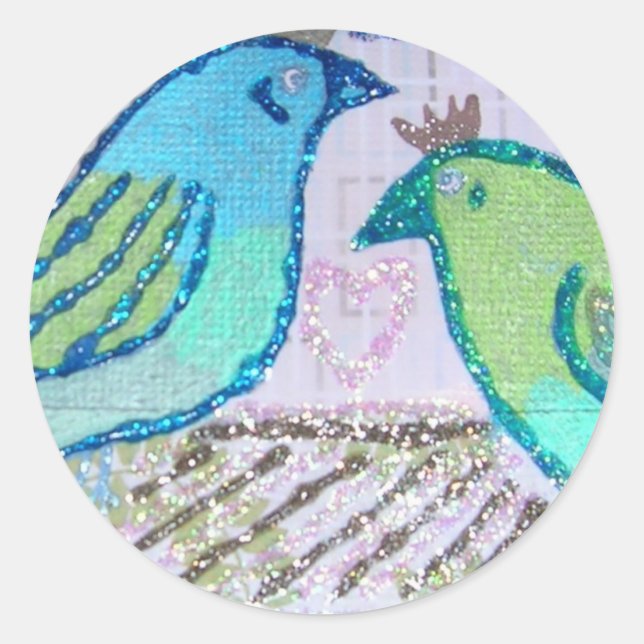 Lovebirds Stickers (Front)