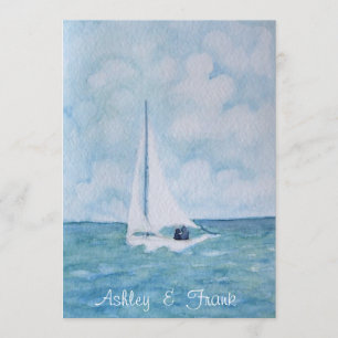 Loveboat (b)  wedding invitation