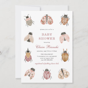 Lovebug Baby Shower Invitation